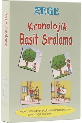 3 Kronolojik Basit Sıralama Kartları rege