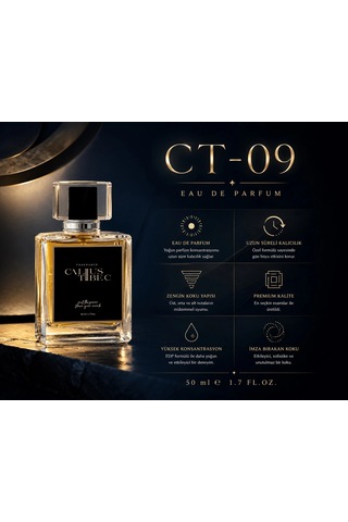 Calius Tibec Ct-09 Erkek Parfüm EDP 50 ML
