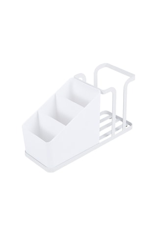 Cbtx Kahve Kağıdı Bardağı İçin Tek Kullanımlık Bardak Tutucu Karbon Çelik Raf Masaüstü Rafı - Beyaz