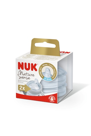 Nature Sense 2'li Alıştırma Bardağı Emziği 6-18 Ay Şeffaf