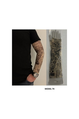 Giyilebilir Dövme 3 Çift 6 Adet Kol Çorap Dövmesi Sleeve Tattoo Set26