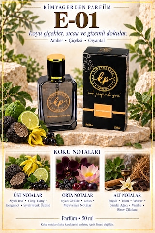 KP E-01 Erkek Parfüm EDP 50 ML