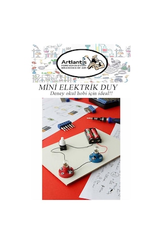 Mini Duy 20 Adet Deney Duyu Proje İçin Küçük Ampul Yuvası Minyonet Duy Okul Sınıf Elektrik Devre Deney Duyusu