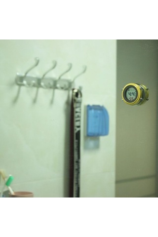 Suntek Su Geçirmez Mini Çalar Saat Motosiklet Yat Sarı-beyaz