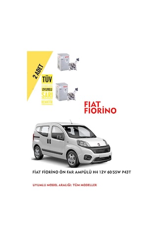 Fiat Fiorino Ön Far Ampül Takımı 2 Adet