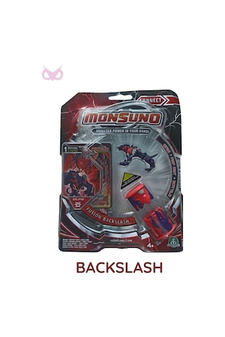 Monsuno Lisanslı 3 Lü Fusion Figür Seti Backslash, Lock, Evo Tek Beden