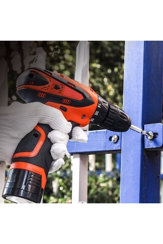 Konesam 33 Parça Boş İçli Tornavida Ucu Seti - Elektrikli Tornavida Ve Matkap Uçları - Manyetik Tutucu İle Kırmızı Crv Malzeme