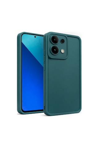 Mi Redmi Note 13 Uyumlu Kamera Çıkıntılı Mat Silikon Telefon Kılıfı Resimdeki