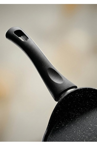 Tog Granit Krep Tavası 30 Cm Siyah