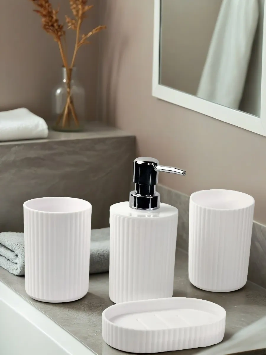 Conflate 4 Parçalı Banyo Seti 208673208 Beyaz