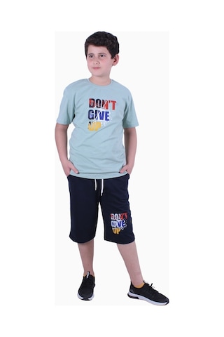Fyk Kids 3'lü Erkek Çocuk Alt-üst Kapri-tişört Takım Çok Renkli