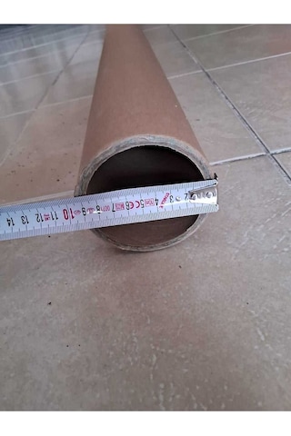 3 Adet Karton Masura Karton Rulo Boy 1 Metre İç Çap 9 Cm Silindir Kutu Postüp Rulo