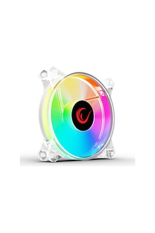 Rampage 6c-121 12cm Rainbow Aydınlatmalı Şeffaf Pc Kasa Fanı