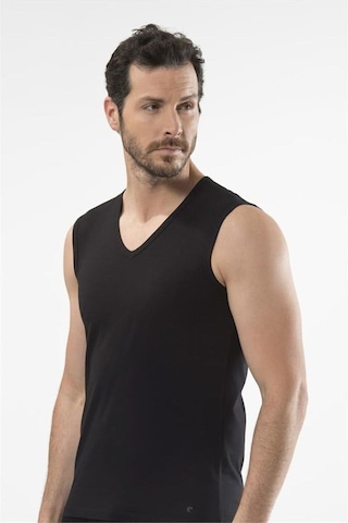 Cacharel 1304 Spor Erkek V Yaka - Siyah Siyah