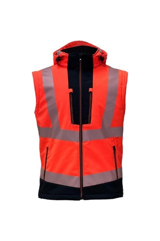 Reflekto Rlu Ripstop Softshell Model Teknik Mont Turuncu Sarı