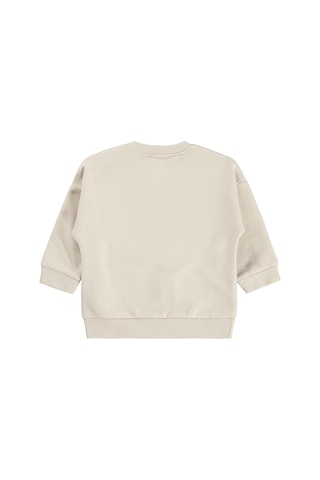 Civil Baby Tavşan Baskılı Basic 6-18 Ay Sweatshirt - Bej Taş Rengi