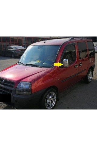 Fiat Doblo Krom Ayna Kapağı 2000 - 2012 2 Parça Abs Krom