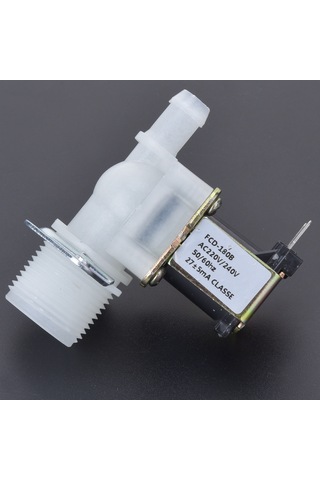Vkemall 3/4 İn Su İçin Plastik Elektromanyetik Valf - 220v, 0.02-0.8 Mpa, Dayanıklı, Ev Kullanıma Uygun, Tek Yönlü