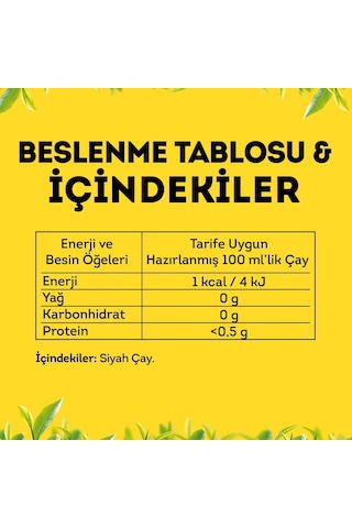 Lipton Yellow Label Demlik Poşet Siyah Çay 100'lü Paket X 4 Adet