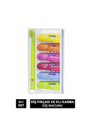 Curaprox Be You Whitening Set 6 x 10 ML + 5460 Fırça Curaprox Be You Whitening Set 6 x 10 ML + 5460 Fırça