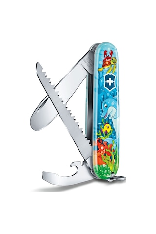 Victorinox My First Yunus Desenli Kamp Çakı-Boyama Kitabı 0.2373.E1 Çok Renkli