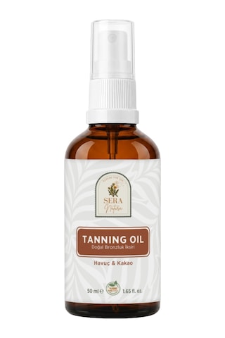 Tanning Oil Havuç Yağı & Kakao Yağı Özlü Doğal Bronzluk İksiri 50 Ml %100 Saf