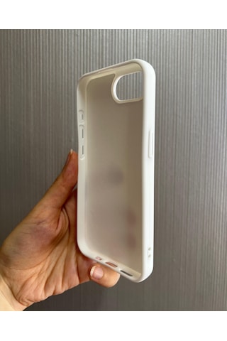 Apple Uyumlu iPhone 16e Logolu İçi Kadife Silikon Lansman Kılıf