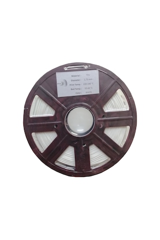 Sava TPU Flex Beyaz Esnek Filament 1.75 MM 800 G