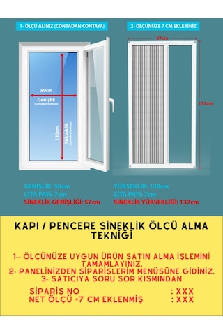 Plise Pileli Akordiyon Kapı Sineklik Akıllısineklik 90x210