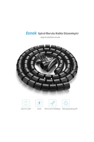Ugreen Kablo Koruyucu Ve Düzenleyici Spiral, 5 Metre, 30820