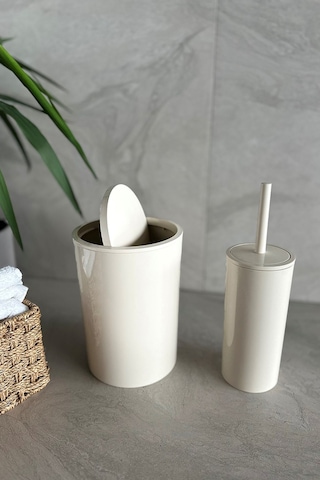 Prima Nova Flores 2'li Banyo Seti - Bej Bej