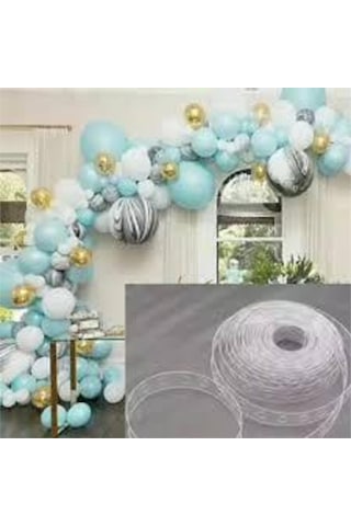Balon Zincir Yapma Aparatı Plastik 5 Metre 1 Adet