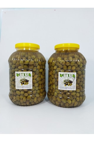 Etik Yerli Ürünler Gemlik Cinsi Küçük Boy Kırma Tatlanmış Zeytin 2 x 5 KG