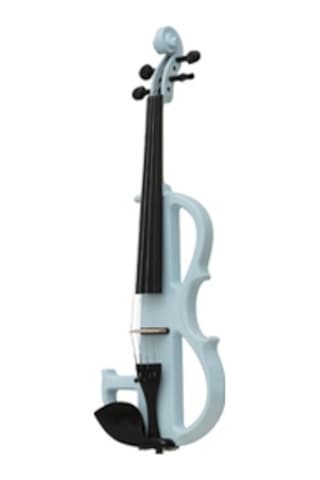 Kinglos Kng Dsg-b1808 Elektro Keman 4/4 Mavi Profesyonel - Silent Kulaklık Çıkışlı Sessiz Çalışma Modu, Kristal Netliğinde Tonlar
