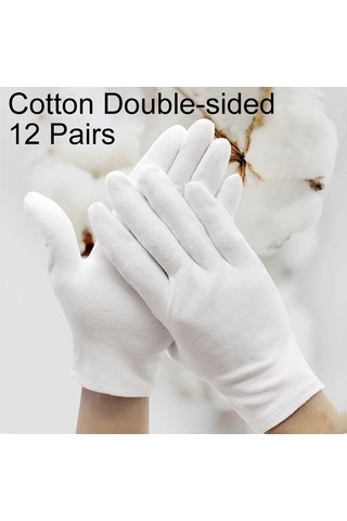 Sones 12 Çift İş Güvenliği Eldiveni, Pamuklu Çift Taraflı