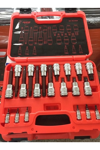Rico 1/4"&1/2" Delikli Torx Lokma Seti 20 Parça