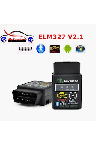 Elm327 Obd2 Bluetooth Arıza Tespit Cihazı Arıza Kodu Okuma Silme