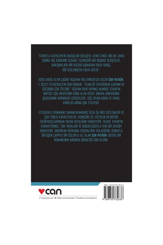 Son Patron - F. Scott Fitzgerald - Can Yayınları