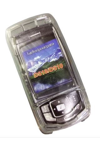 D510 D518 Uyumlu Telefon Koruyucu Şeffaf Mika Kapak -