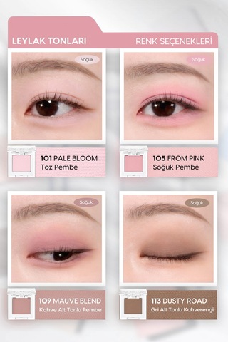 Missha Modern Shadow Matte Yumuşak Dokulu Dökülme Yapmayan Mat Tekli Göz Farı 101 Pale Bloom