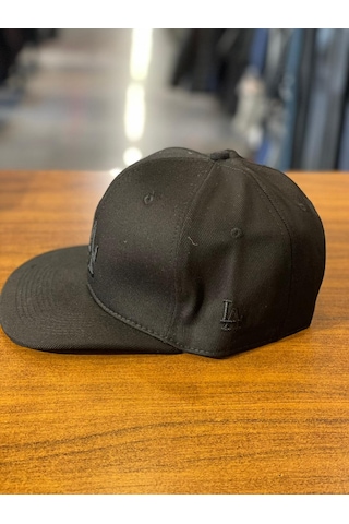 La Lakers Siyah Nakışlı Hiphop Snapback Rapper Basket Cap Şapka