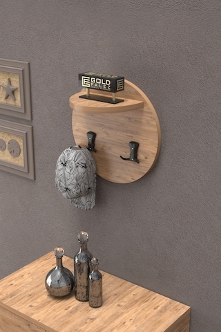 Askılık Duvar Elbise Askılığı Portmanto Üstü Çam Diğer