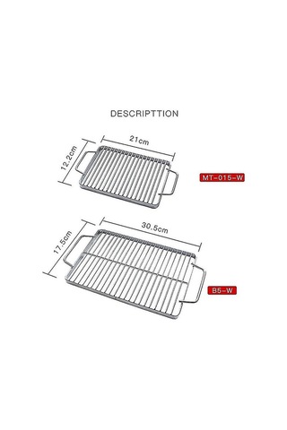 Izgara Barbekü Izgara Ağı Paslanmaz Çelik Izgara Izgarası,p