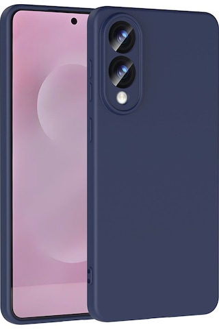 Samsung Galaxy Uyumlu S25 Edge Kılıf Lansman İçi Kadife Kamera Korumalı Mara Silikon Kılıf - Siyah