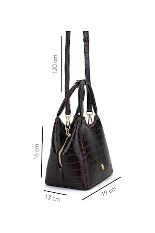 Tamer Tanca Kadın Suni Deri Kahverengi Kroko Kol Çantası 1003 2031 Bn Cnt Sk25-26 A.kahve Kroko Kahverengi