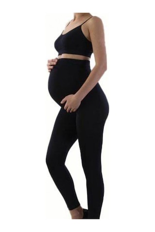 Kota 4073 Hamile Kadın Taytı Uzun Bayan Penye Pamuklu Tayt