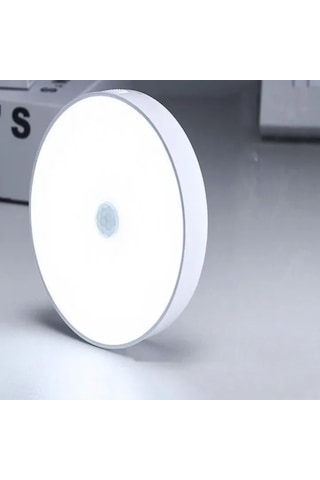 Springsun Akıllı Hareket Sensörlü Led Duvar Lambası - Kablosuz, Usb Şarjlı, Dahili Batarya Ve Manyetik Montaj Özelliği, Beyaz Işık Beyaz