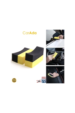2 Adet Lastik Parlatma Süngeri "u" Tipi Lastik Yanağına Uygun