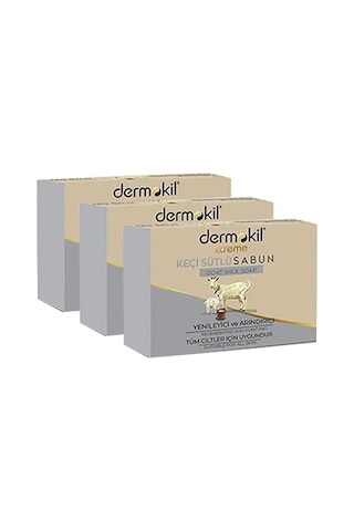 Dermokil Keçi Sütü Özü Katı Sabun 100 Gr X 3 Adet