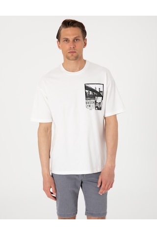 Pierre Cardin Erkek Beyaz Tişört 50310144-vr013 Beyaz